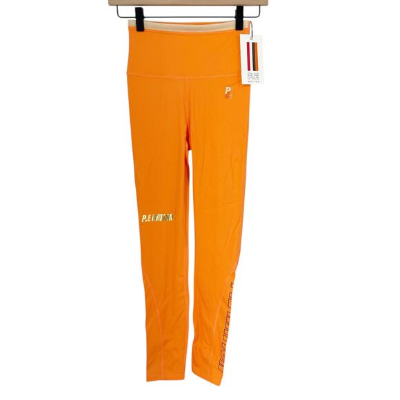 P.E Nation Uprise Legging in Nectarine SIze XS NWT Yoga Pilates Princess - Picture 2 of 12
